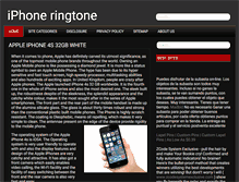 Tablet Screenshot of iphoneringtone.us